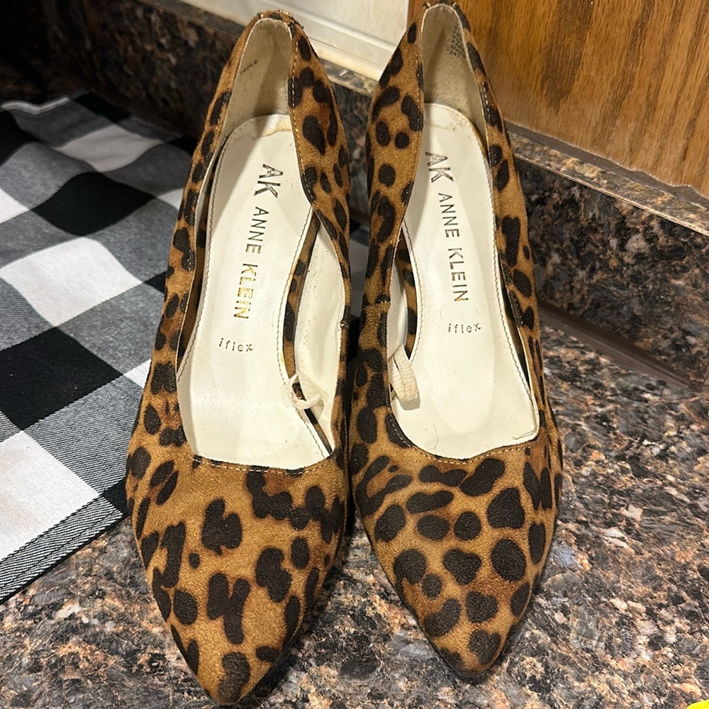 COPY - Anne Klein leopard heels